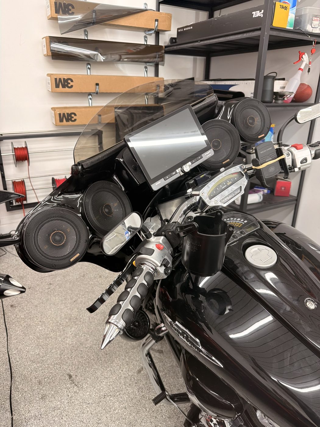 Bagger Audio Install by Tint Station in Deerfield Beach, FL