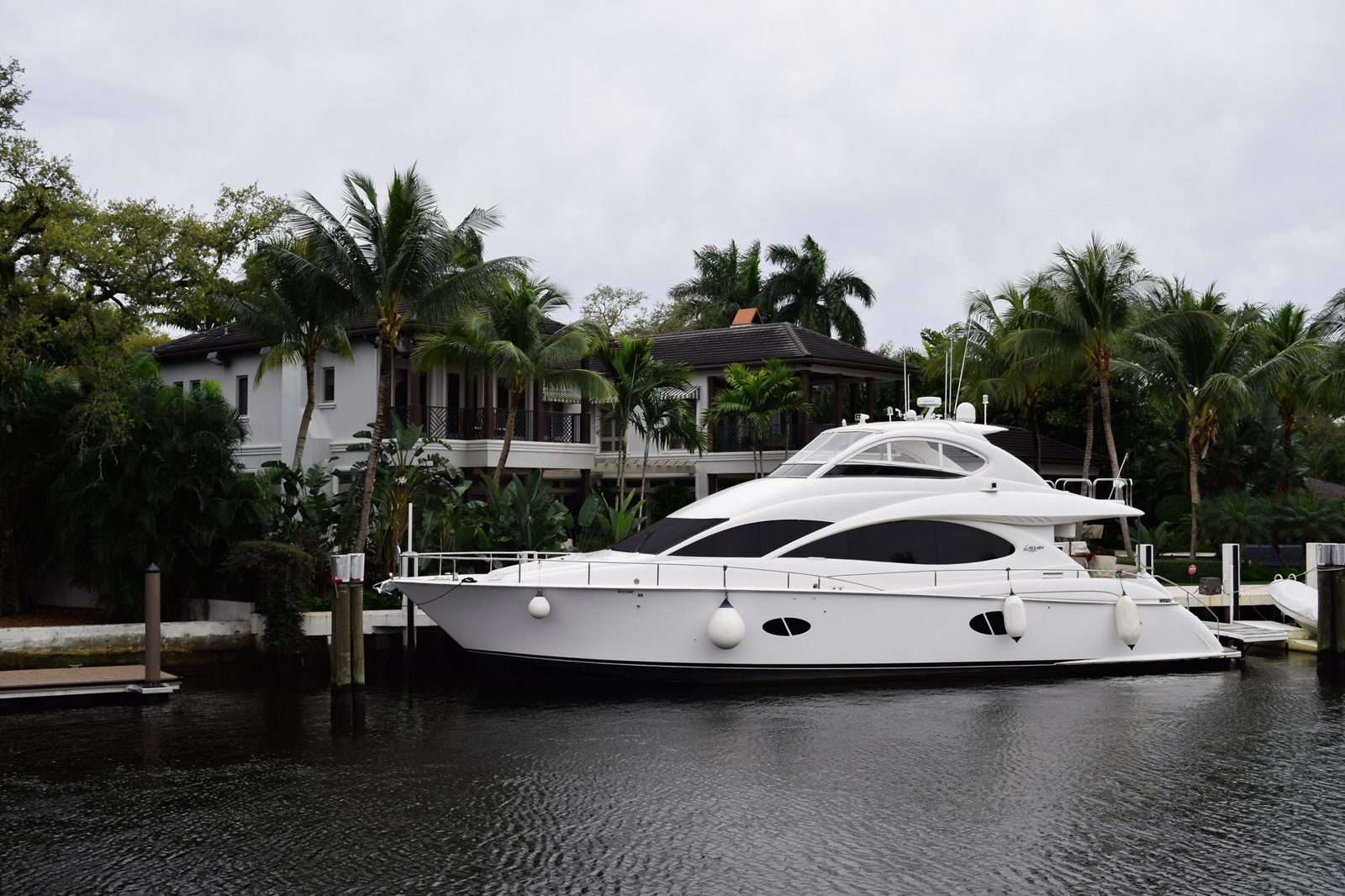Yachts at a South Florida marina — marine services by Tint Station