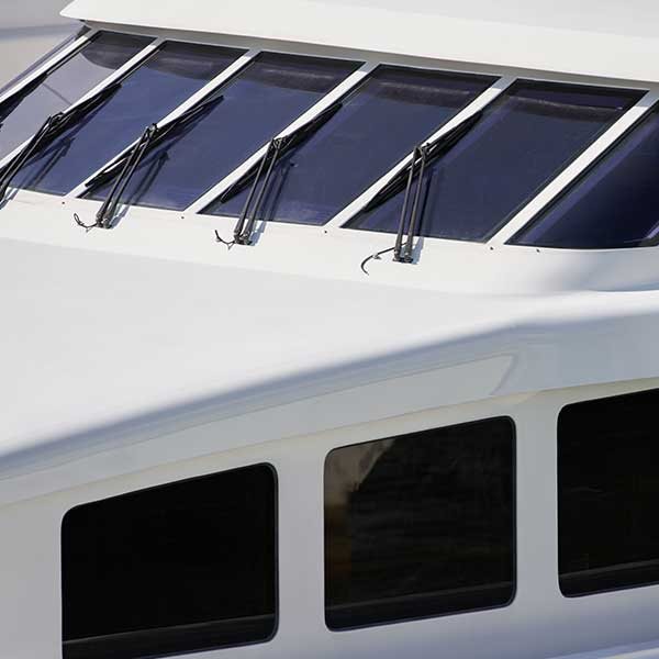 Yachts at a South Florida marina — marine services by Tint Station