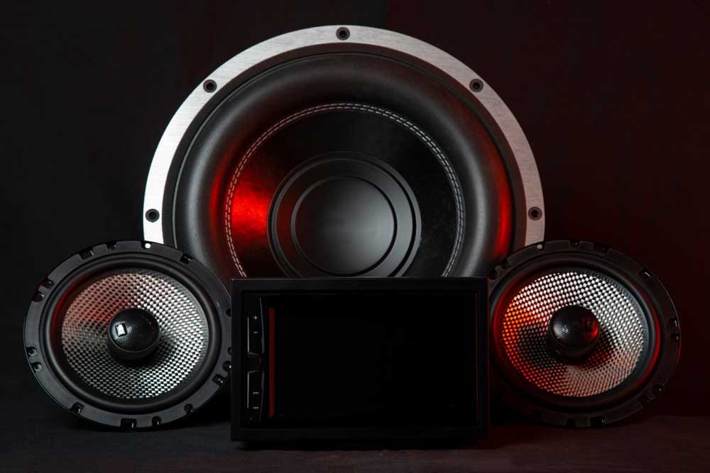 Car speaker installation by Tint Station