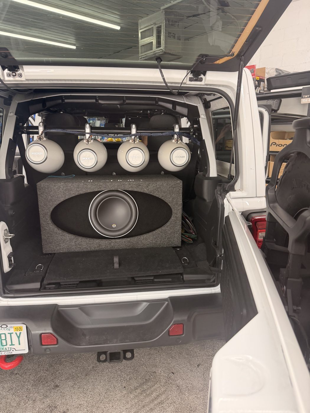 Truck Subwoofer Build by Tint Station in Deerfield Beach, FL